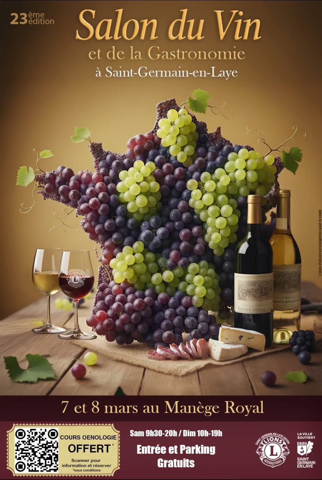 Le Mas d’en Félix participe au 23e Salon du Vin et de la Gastronomie de Saint-Germain-en-Laye les 7 et 8 mars 2026 au Manège Royal. Dégustations, échanges et initiations à l’œnologie au programme.
